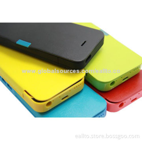 Rechargeable Battery Power Cases for iPhone 5/5S/5C, 2,200mAh